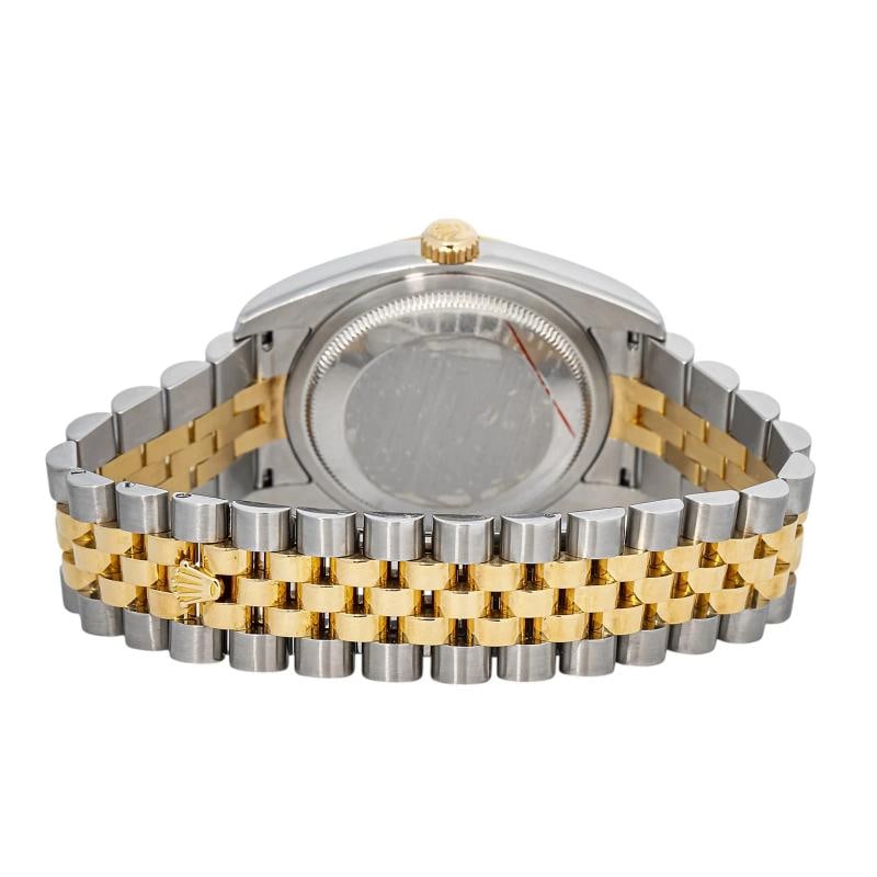 Rolex Datejust 116233 Jubilee 18K Yellow Gold Two Tone White Dial Automatic 36mm - 5
