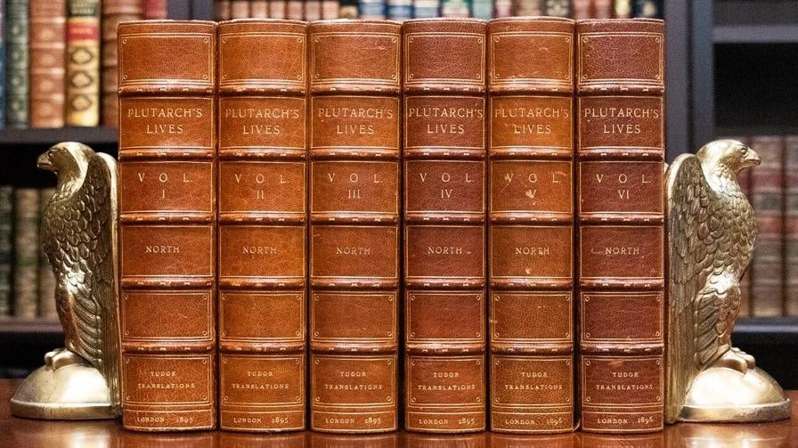 Plutarch's Lives of the Noble Grecians and Romans Englished by Sir Limited ed (1 of 15)