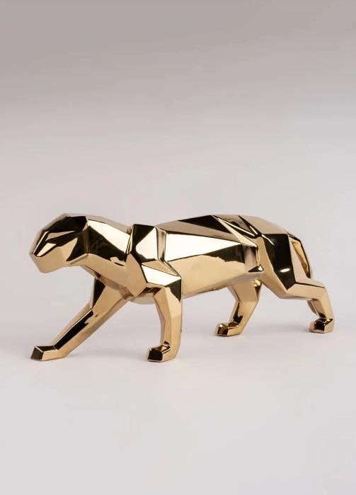 Lladrƒ² Panther Sculpture Gold Limited Ref. 01009580 - Official - 2