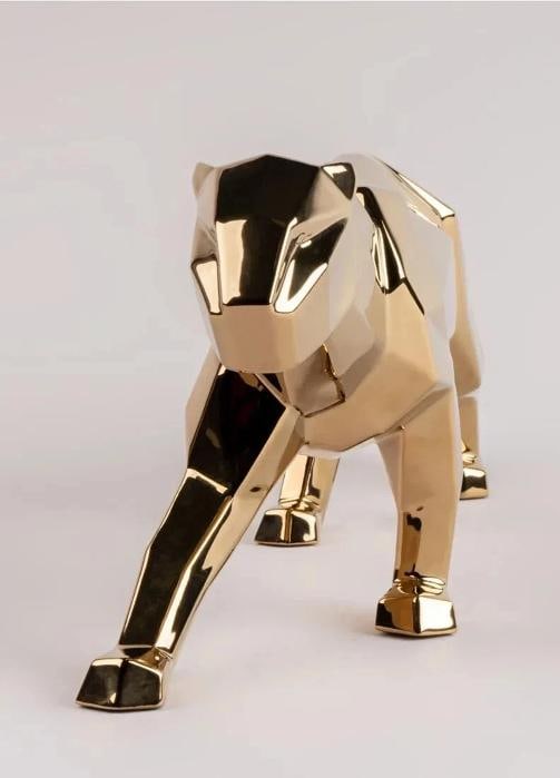 Lladrƒ² Panther Sculpture Gold Limited Ref. 01009580 - Official - 4