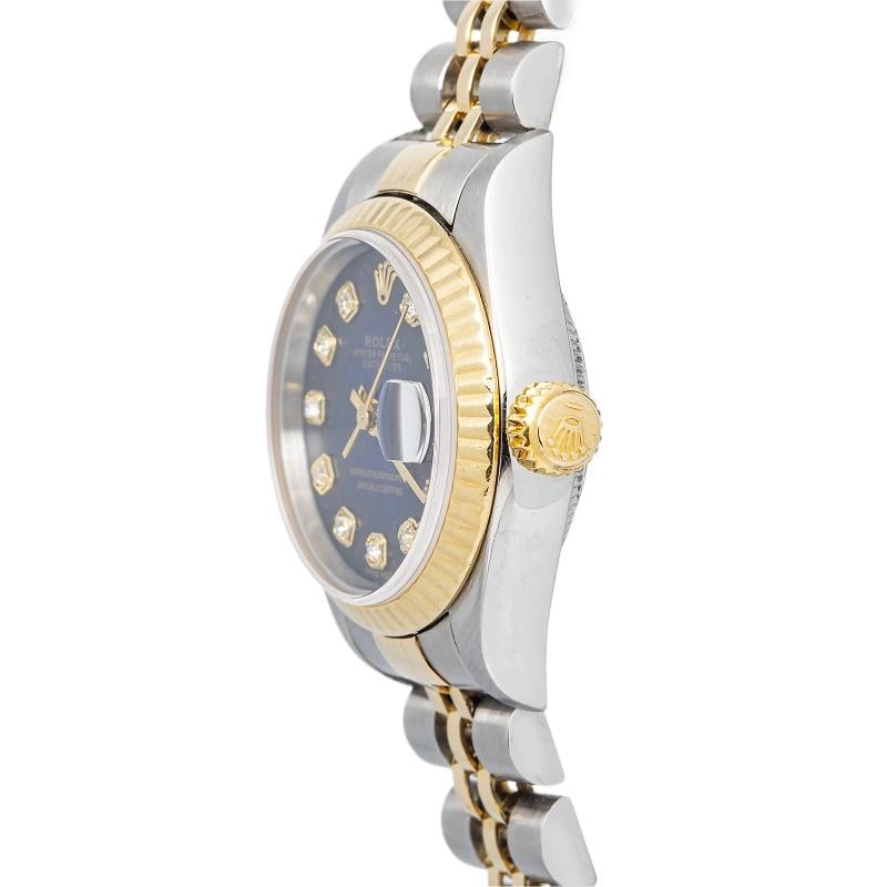 Rolex Lady-Datejust 79173 Jubilee Stainless Steel Blue Index Automatic 26mm - 3