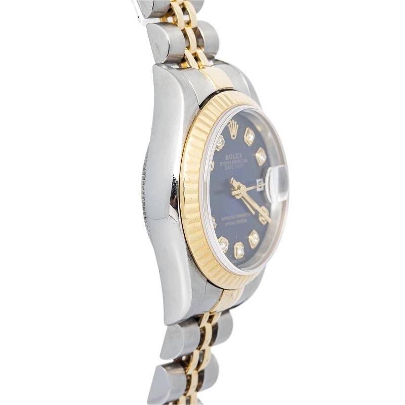 Rolex Lady-Datejust 79173 Jubilee Stainless Steel Blue Index Automatic 26mm - 4