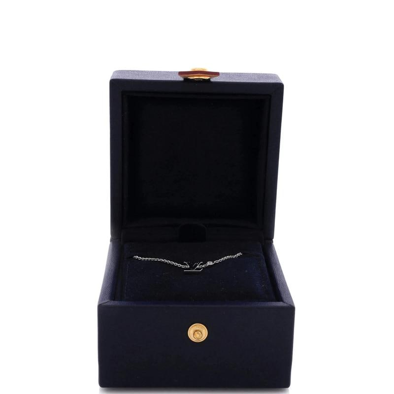 Louis Vuitton Idylle Blossom LV Pendant Necklace 18K White Gold with Diamond - 2