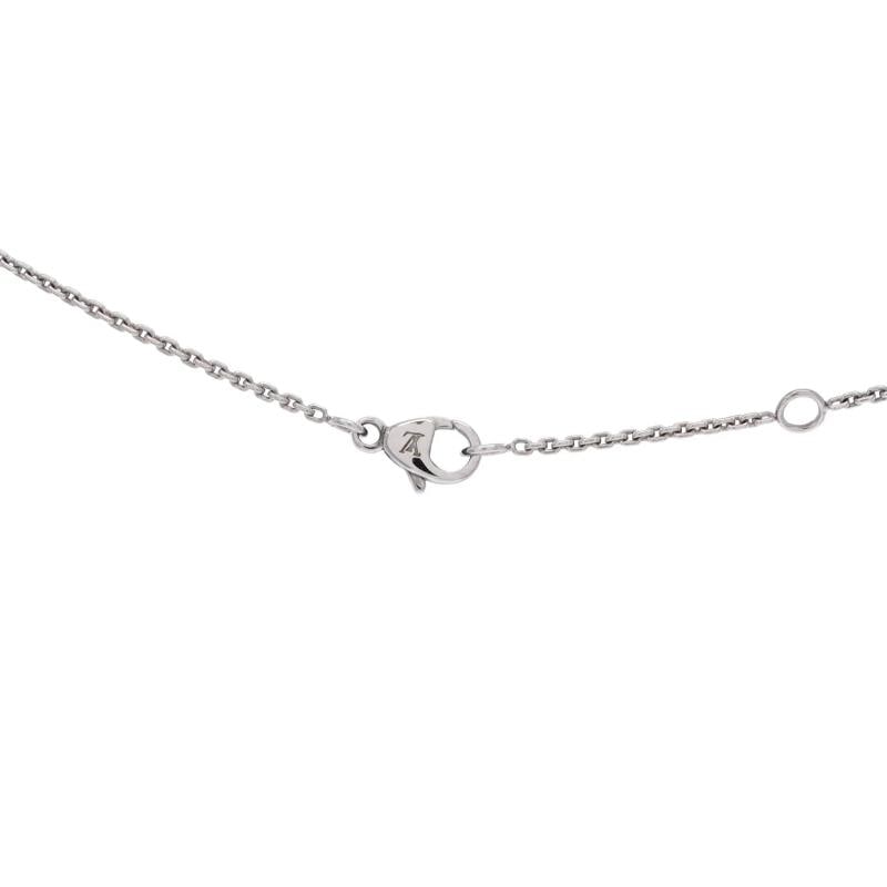 Louis Vuitton Idylle Blossom LV Pendant Necklace 18K White Gold with Diamond - 4