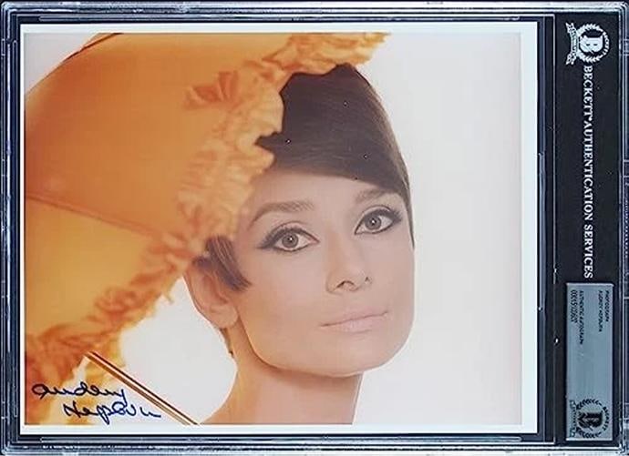 Audrey Hepburn Breakfast At Tiffany's Authentic Signed 8x10 Photo BAS Slabbed - 3