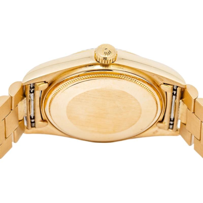 Rolex Datejust 16018 President Yellow Gold Ivory Roman 36mm - 6