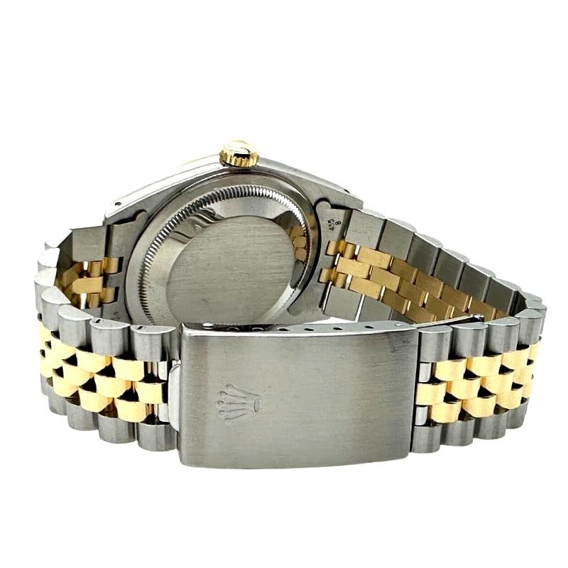Rolex Datejust 16233 36mm Jubilee Dial 18K Yellow Gold Stainless Steel - 6