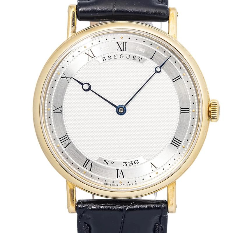 Breguet Classique 5157BA/11/9V6 Leather Strap 18k YG Silver Auto 38mm - 2