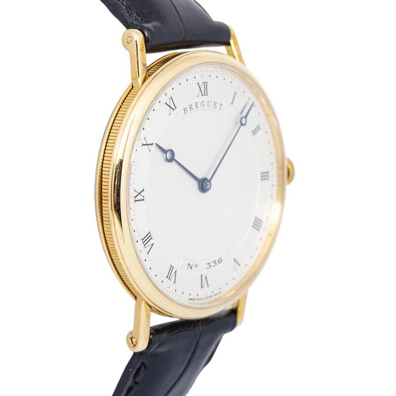 Breguet Classique 5157BA/11/9V6 Leather Strap 18k YG Silver Auto 38mm - 4