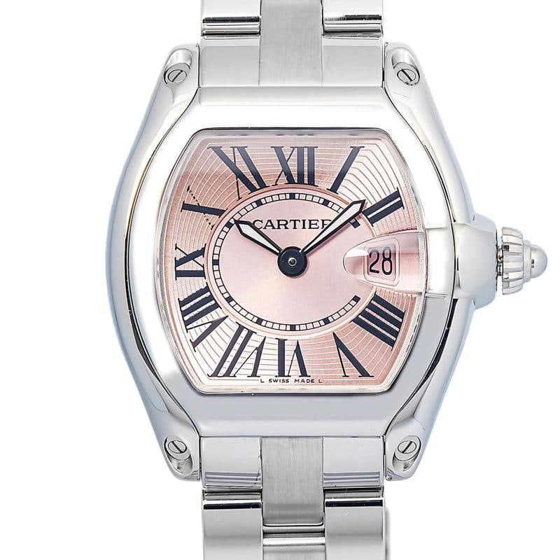 Cartier Roadster W62017V3 Stainless Steel Pink Dial Quartz 32mm x 36mm - 2