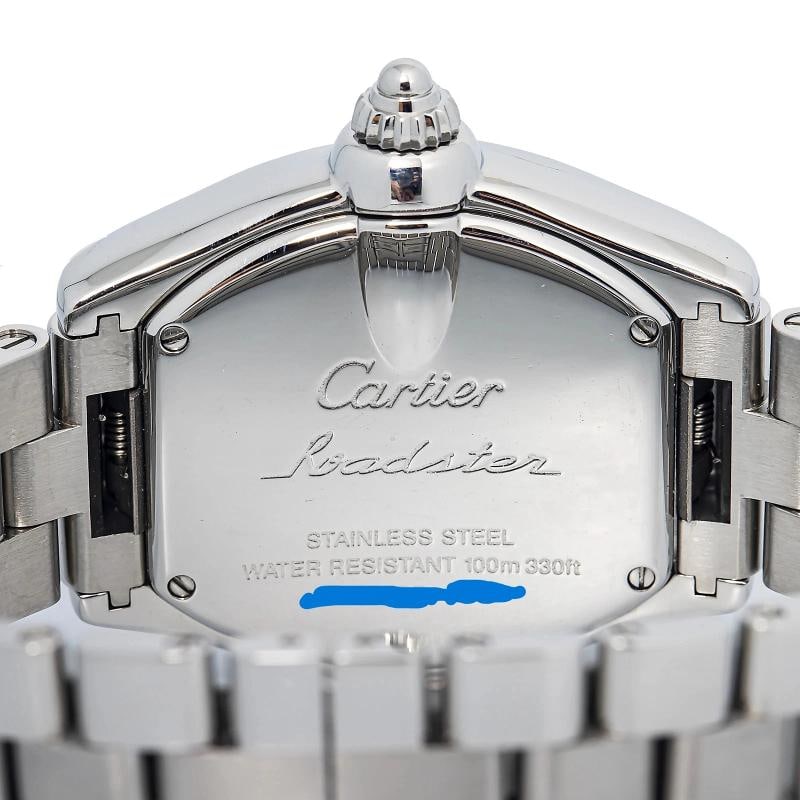 Cartier Roadster W62017V3 Stainless Steel Pink Dial Quartz 32mm x 36mm - 6