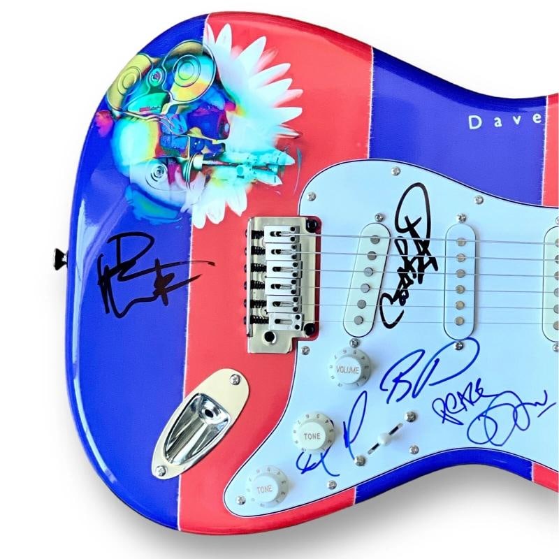 DAVE MATTHEWS Signed Custom Guitar 1/1 JSA COA CARTER STEFAN TIM BOYD Band! - 2