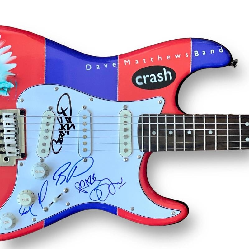 DAVE MATTHEWS Signed Custom Guitar 1/1 JSA COA CARTER STEFAN TIM BOYD Band! - 3