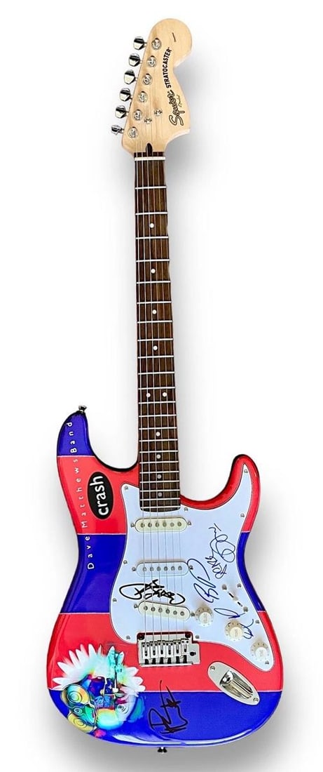 DAVE MATTHEWS Signed Custom Guitar 1/1 JSA COA CARTER STEFAN TIM BOYD Band! - 4