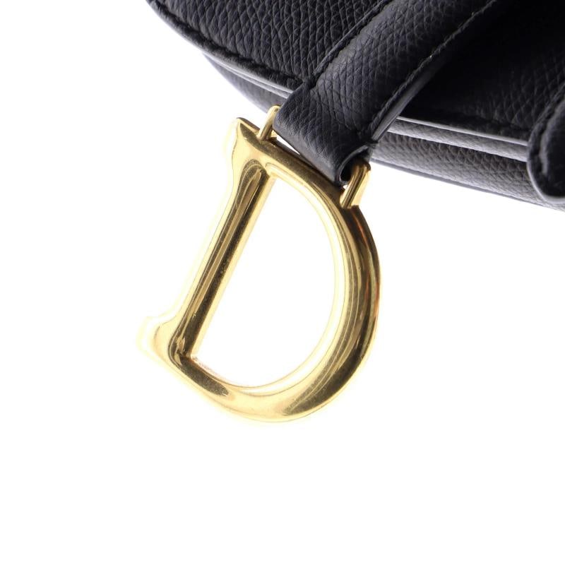 Christian Dior Saddle Handbag Leather Mini - 6