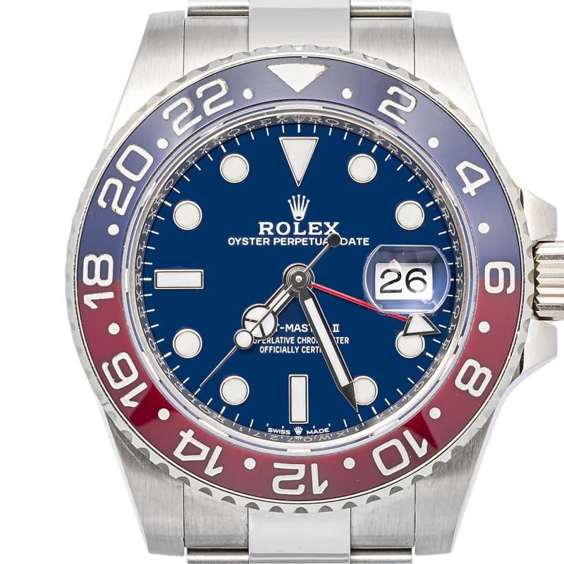 Rolex GMT-Master II Pepsi 126719BLRO Oyster 18k WG Blue Dial Auto 40mm - 2