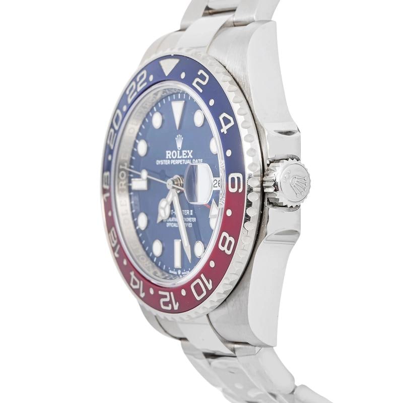 Rolex GMT-Master II Pepsi 126719BLRO Oyster 18k WG Blue Dial Auto 40mm - 3