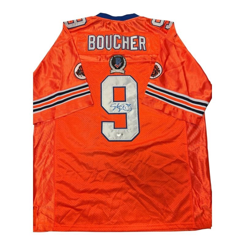 Adam Sandler Signed Autograph The Waterboy Jersey BAS Beckett: Industry: Movies,Personalize: No,Movie: The Waterboy,Signed by: Adam Sandler,Signed: Yes,Autograph Authentication: Beckett,Original/Reproduction: Original,Country of Origin: United States