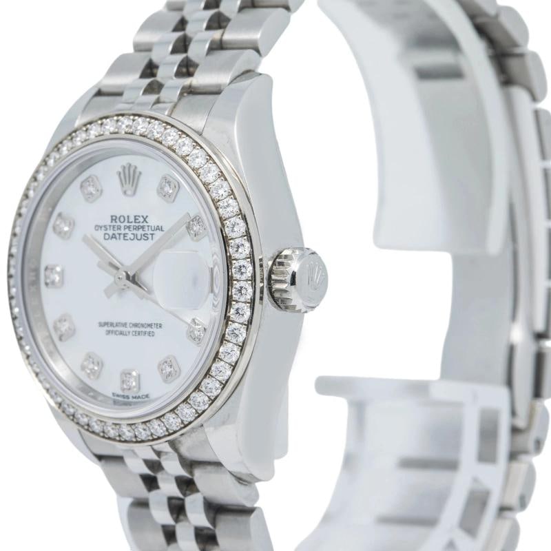 Rolex Datejust 279384RBR-63340 2019 Complete Jubilee WG MOP Index Auto 28mm - 3