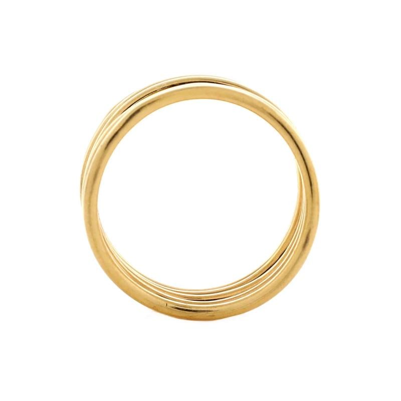 Tiffany & Co. Elsa Peretti Wave 5 Row Ring 18K Yellow Gold - 2