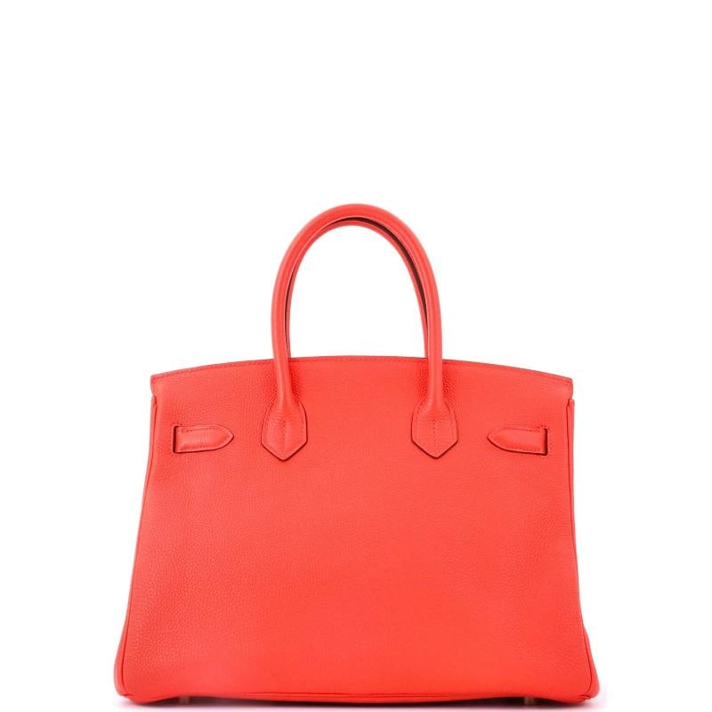 Hermes Birkin Handbag Orange Togo with Gold Hardware 30 - 4