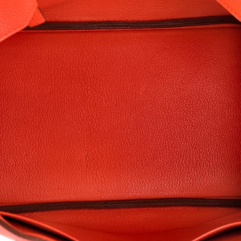 Hermes Birkin Handbag Orange Togo with Gold Hardware 30 - 7