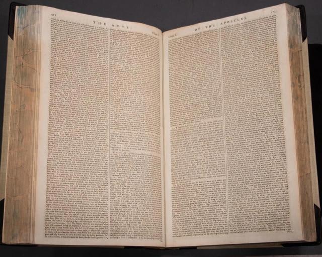 1786 Matthew Henry Exposition on the Old New Testaments Massive Folios 17 Tall - 13