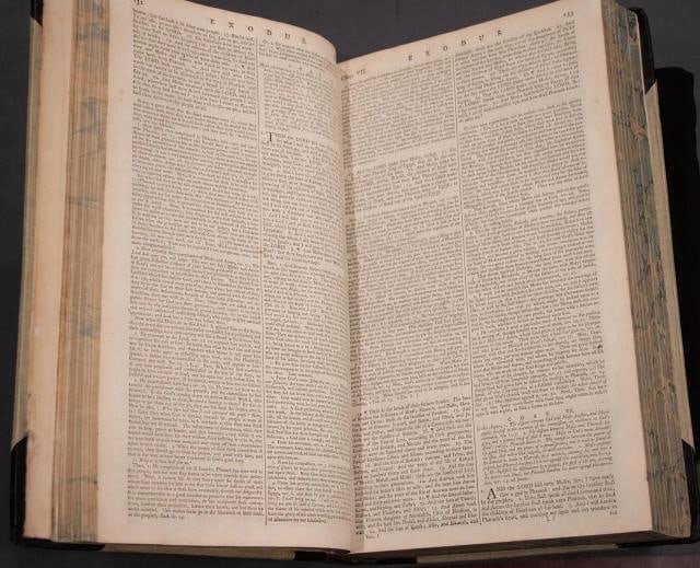 1786 Matthew Henry Exposition on the Old New Testaments Massive Folios 17 Tall - 16