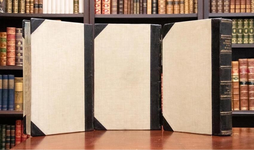 1786 Matthew Henry Exposition on the Old New Testaments Massive Folios 17 Tall - 5