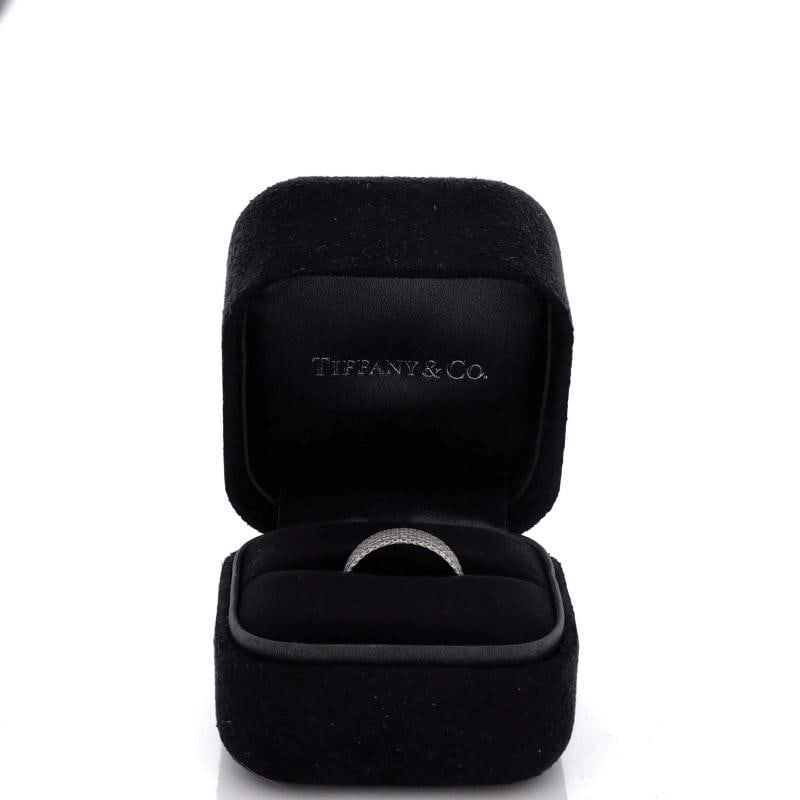 Tiffany & Co. Metro 5 Rows Ring 18K White Gold and Diamonds - 2