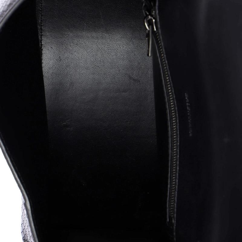 Balenciaga Hourglass Top Handle Bag Snakeskin Embossed Leather Small - 5