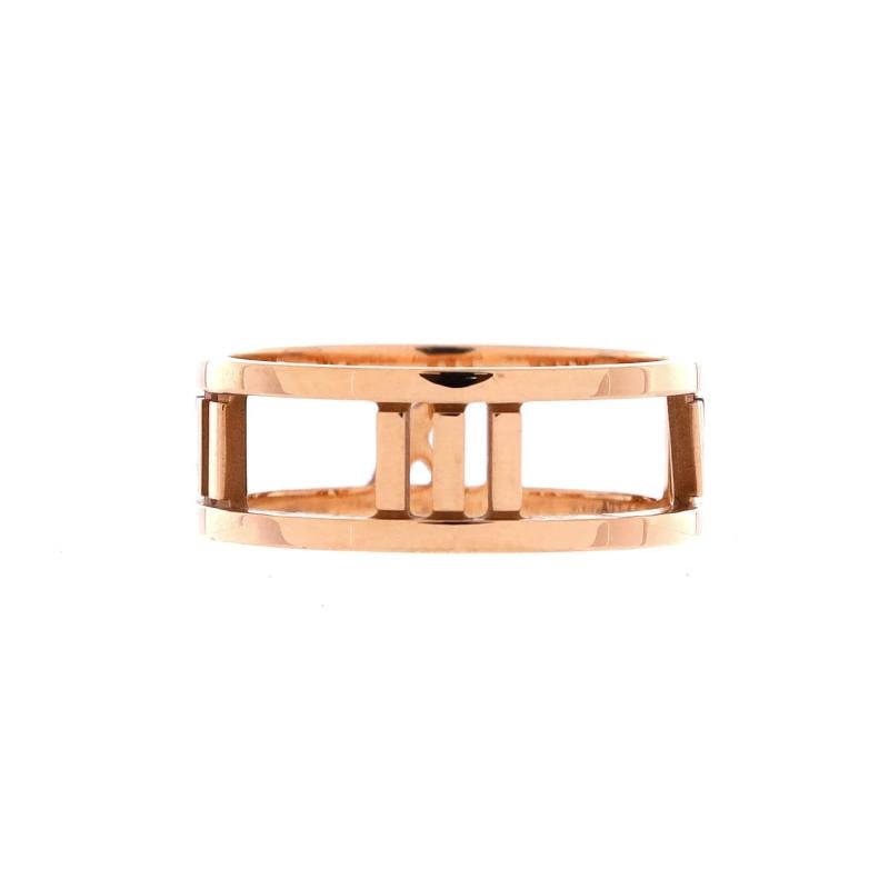 Tiffany & Co. Atlas Open Ring 18K Rose Gold 7mm - 3