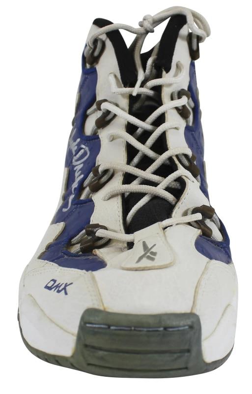 Clyde Drexler Signed 1997-98 Final Season Game Used Reebok DMX Size 15 Shoes JSA - 7