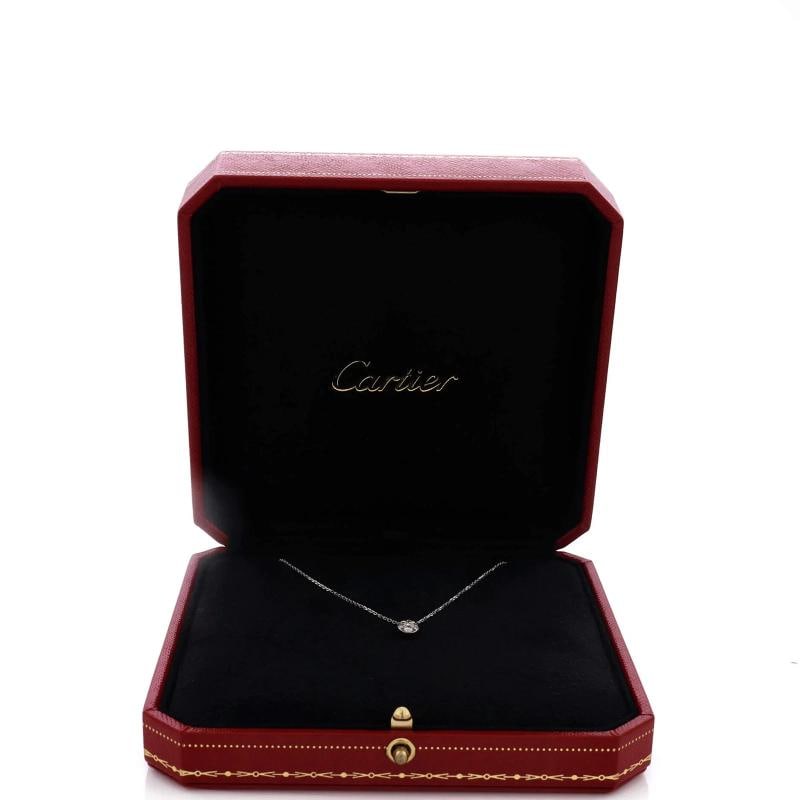 Cartier Etincelle de Cartier Teardrop Pendant Necklace 18K White Gold - 2