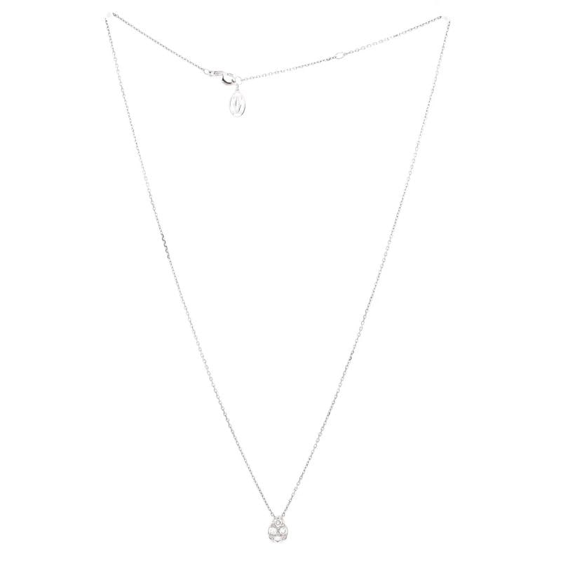 Cartier Etincelle de Cartier Teardrop Pendant Necklace 18K White Gold - 3