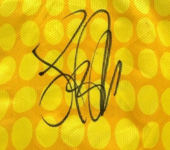 Lance Armstrong Signed Autograph Tour De France Yellow USPS Jersey Beckett Bas - 2