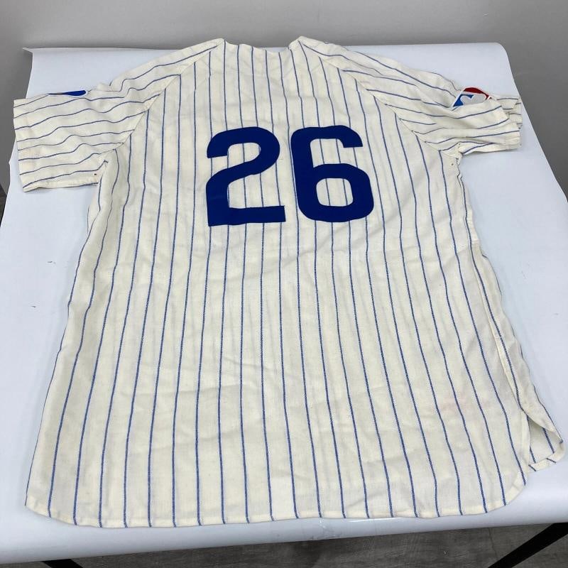 Billy Williams Signed Inscribed STATS Chicago Cubs Jersey UDA & JSA COA - 13