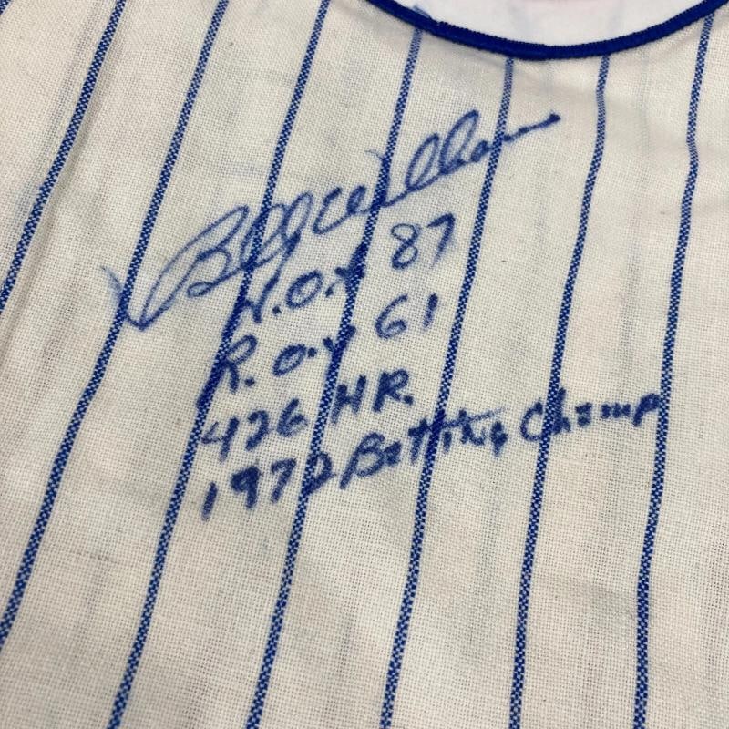 Billy Williams Signed Inscribed STATS Chicago Cubs Jersey UDA & JSA COA - 3