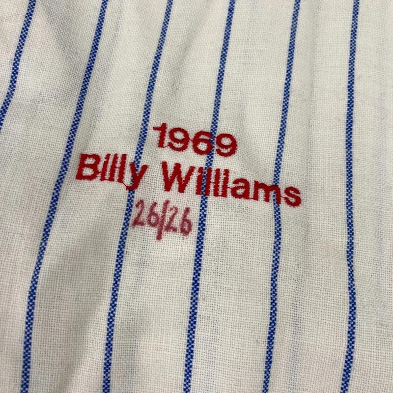 Billy Williams Signed Inscribed STATS Chicago Cubs Jersey UDA & JSA COA - 5