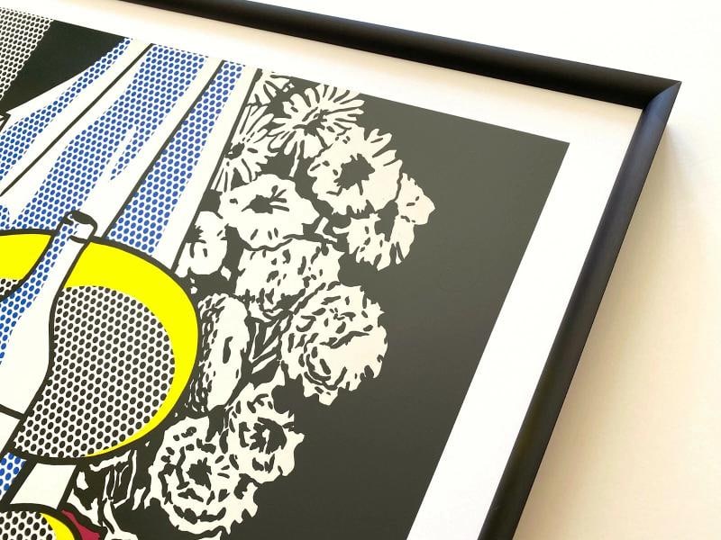 ROY LICHTENSTEIN ESTATE RARE FRAMED POP ART EXHIBIT POSTER " STILL LIFE " 1972 - 9