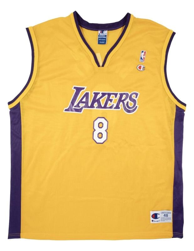 Kobe Bryant Rookie Signed 1990's Los Angeles Lakers Champion Jersey Beckett COA - 2