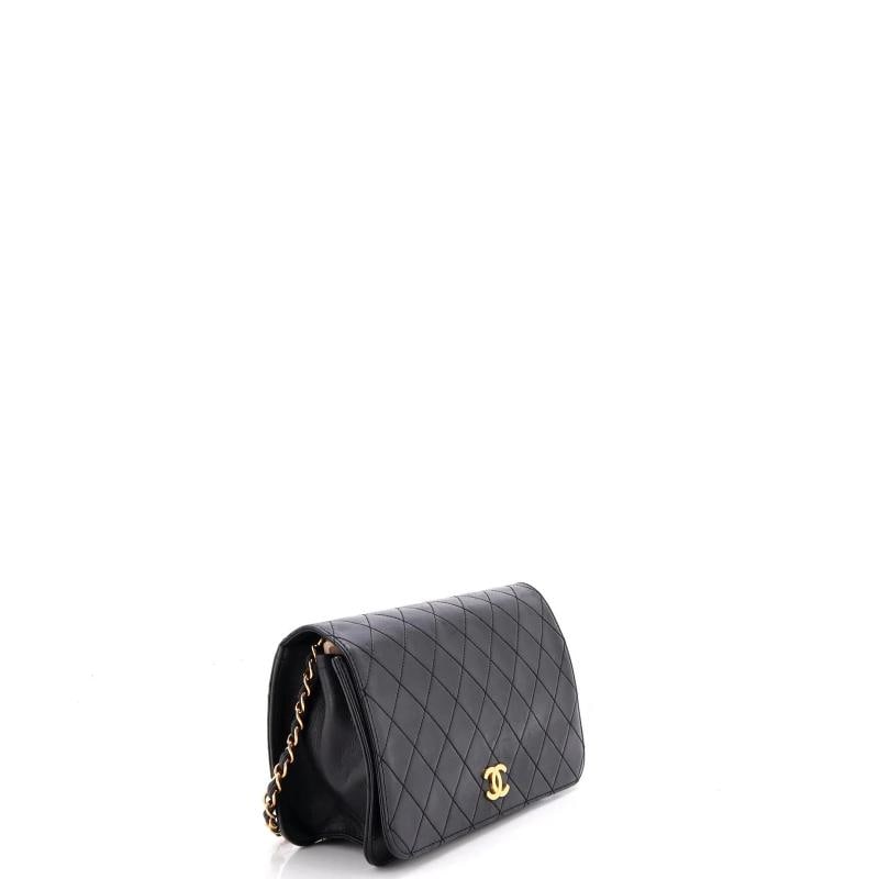Chanel Vintage Full Flap Bag Quilted Lambskin Medium - 2