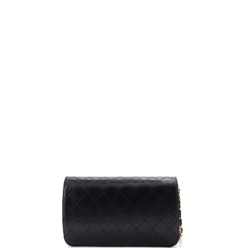 Chanel Vintage Full Flap Bag Quilted Lambskin Medium - 3