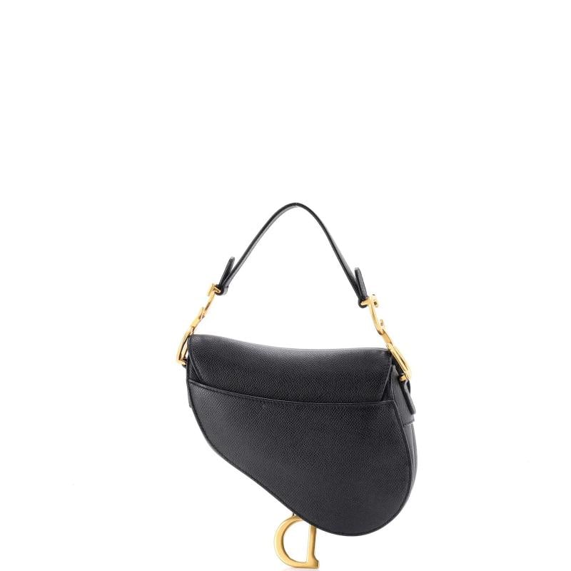 Christian Dior Saddle Handbag Leather Mini - 3
