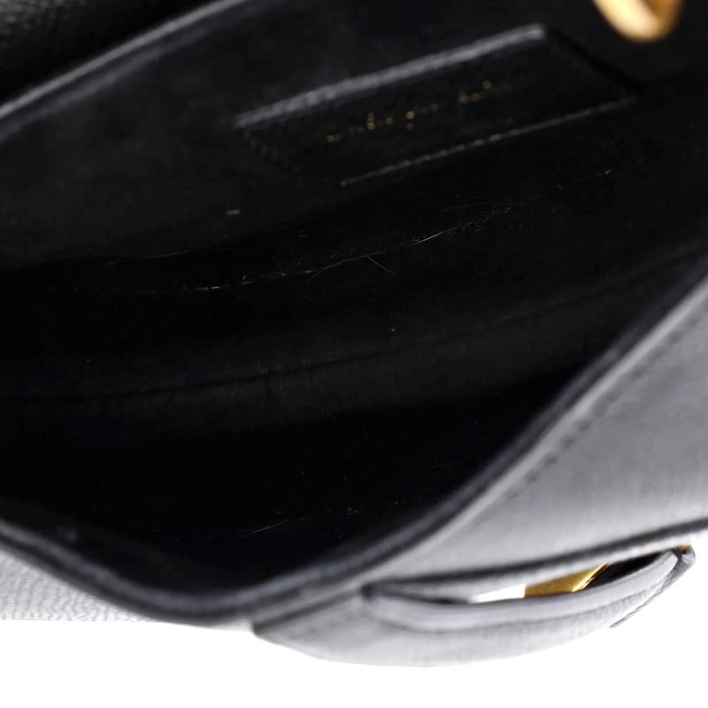 Christian Dior Saddle Handbag Leather Mini - 5