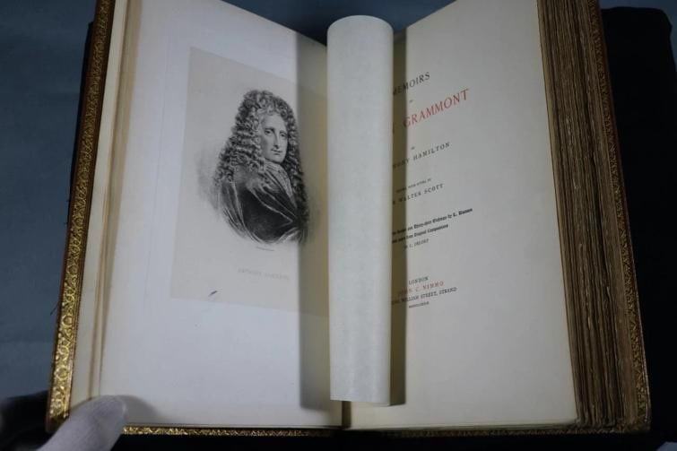 Anthony Hamilton / Memoirs of Count Grammont Signed 1889 - 9