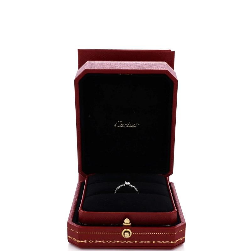 Cartier Etincelle de Cartier Solitaire Ring Platinum with RBC Diamond and Pave - 2
