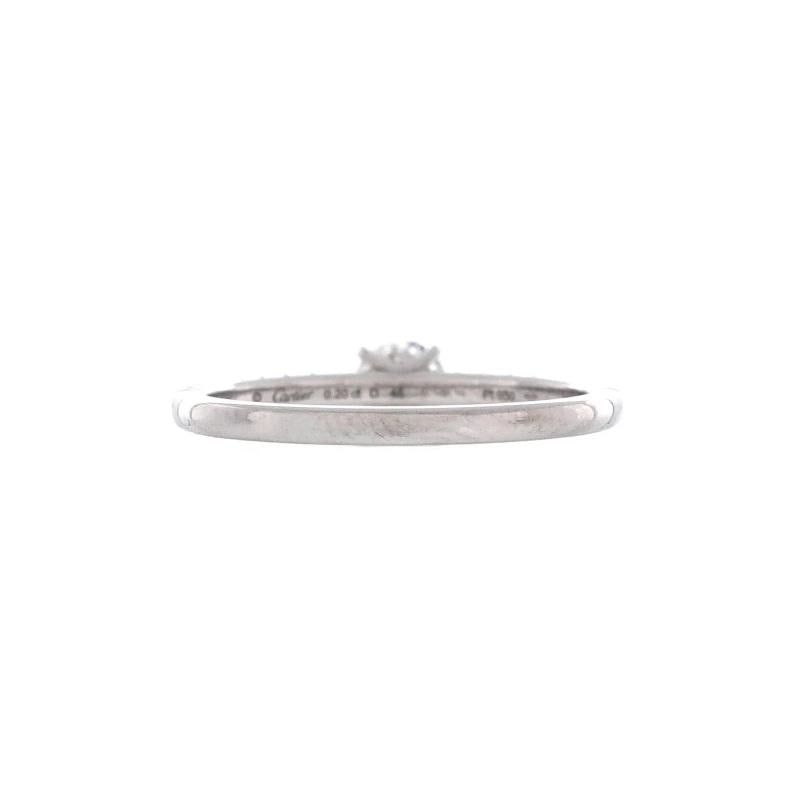 Cartier Etincelle de Cartier Solitaire Ring Platinum with RBC Diamond and Pave - 3