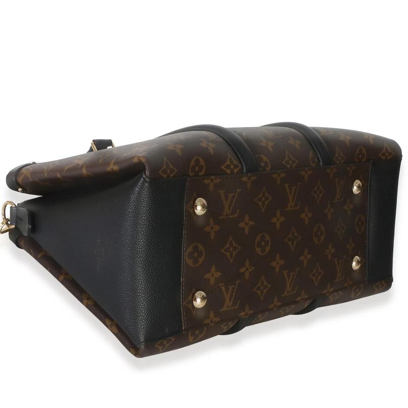 Louis Vuitton Black Monogram Canvas Soufflot MM - 8