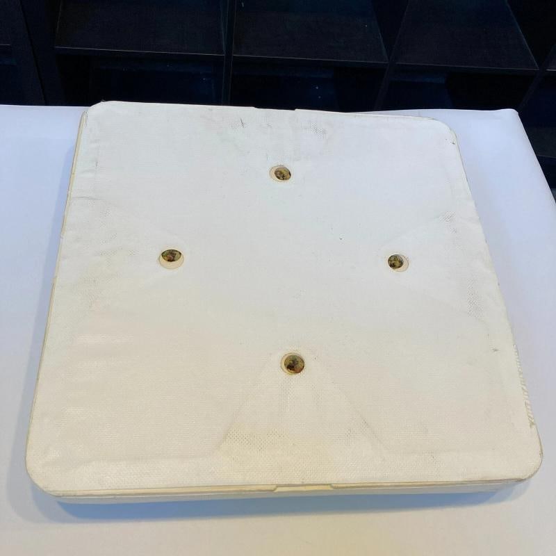Willie Mays & Duke Snider Signed Vintage Baseball Base With JSA COA - 7